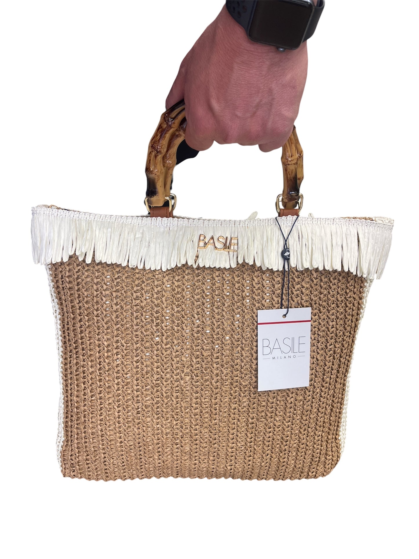 Borsa di paglia Basile