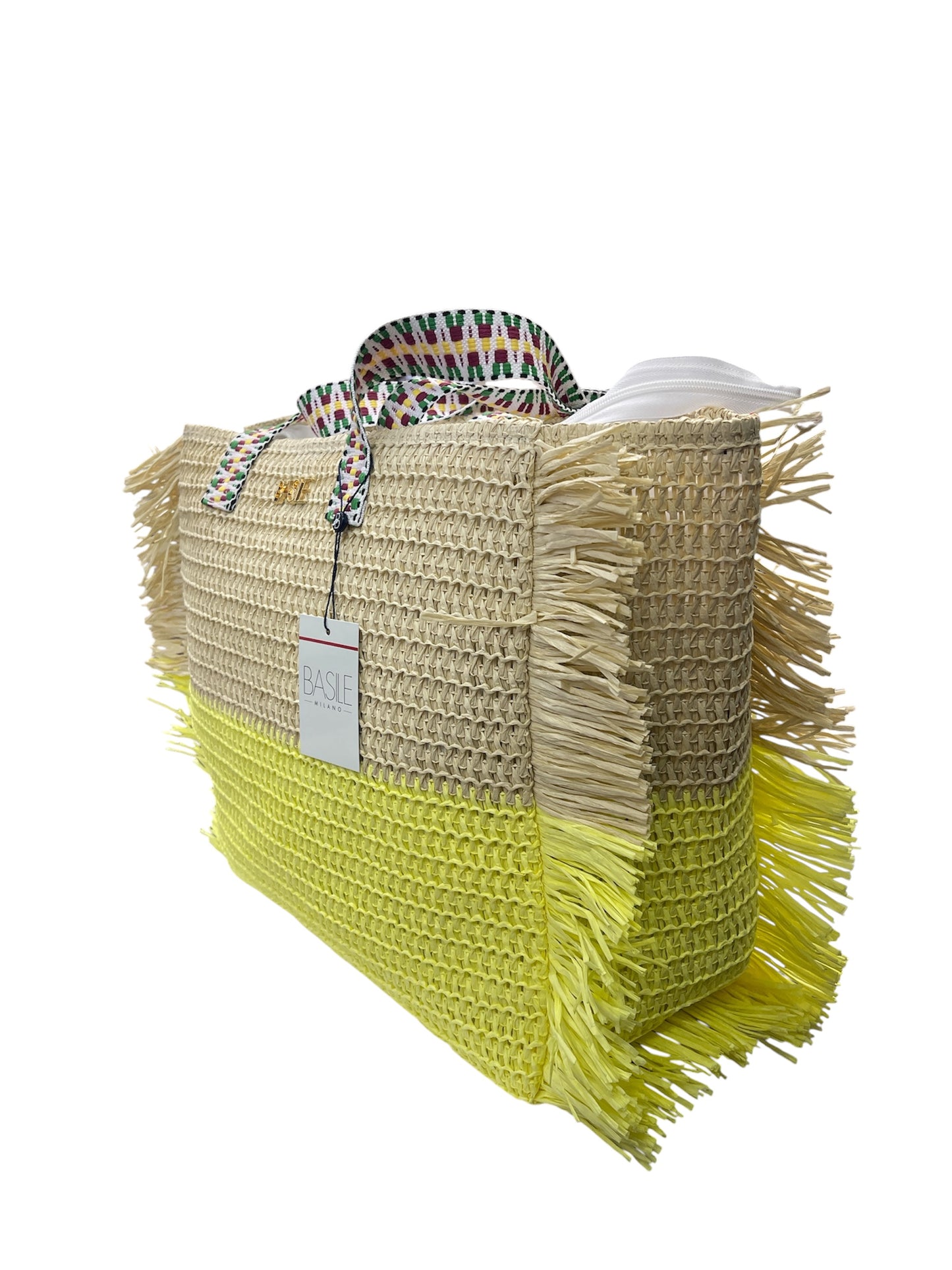 Borsa mare di paglia Basile