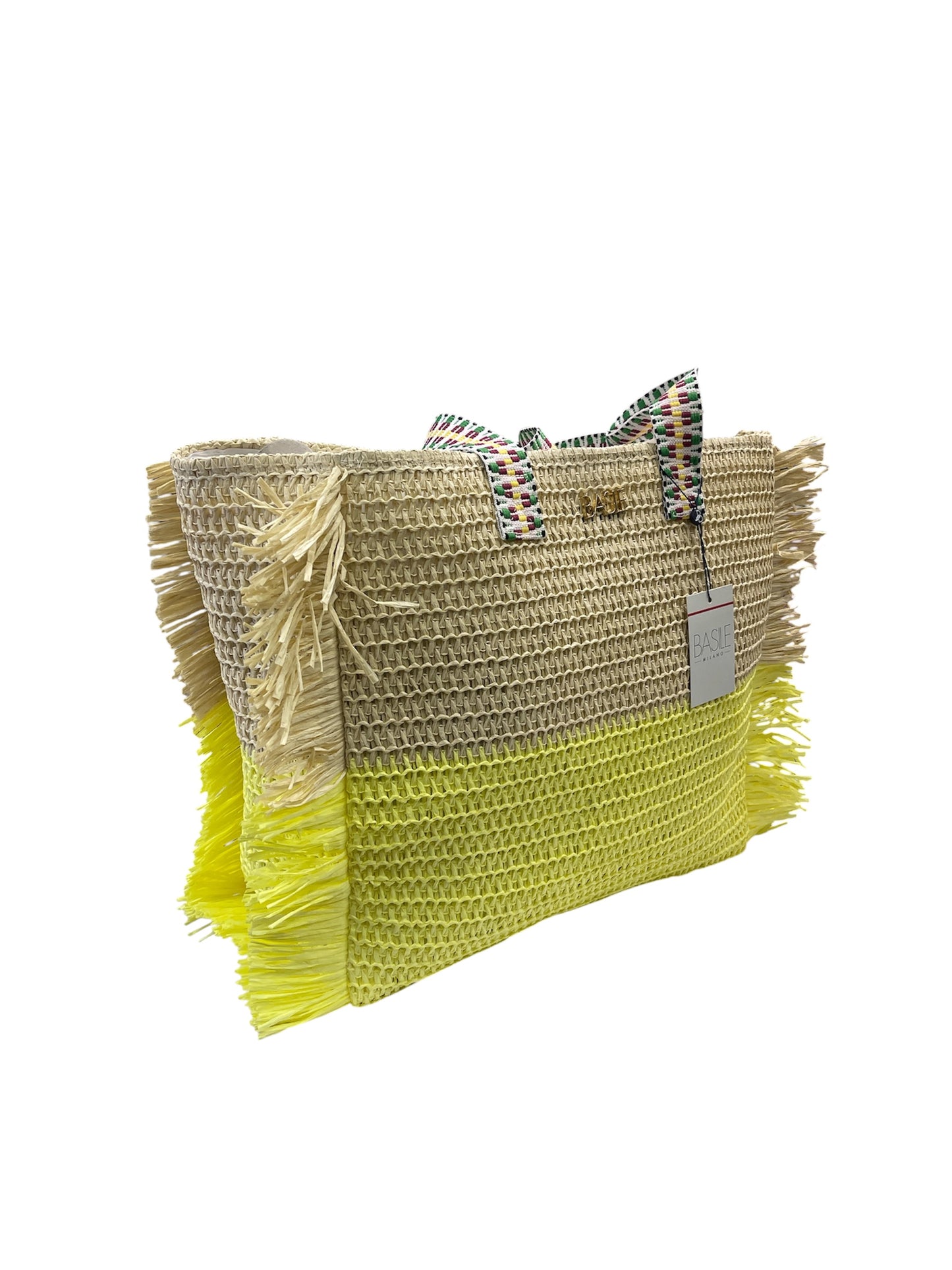 Borsa mare di paglia Basile