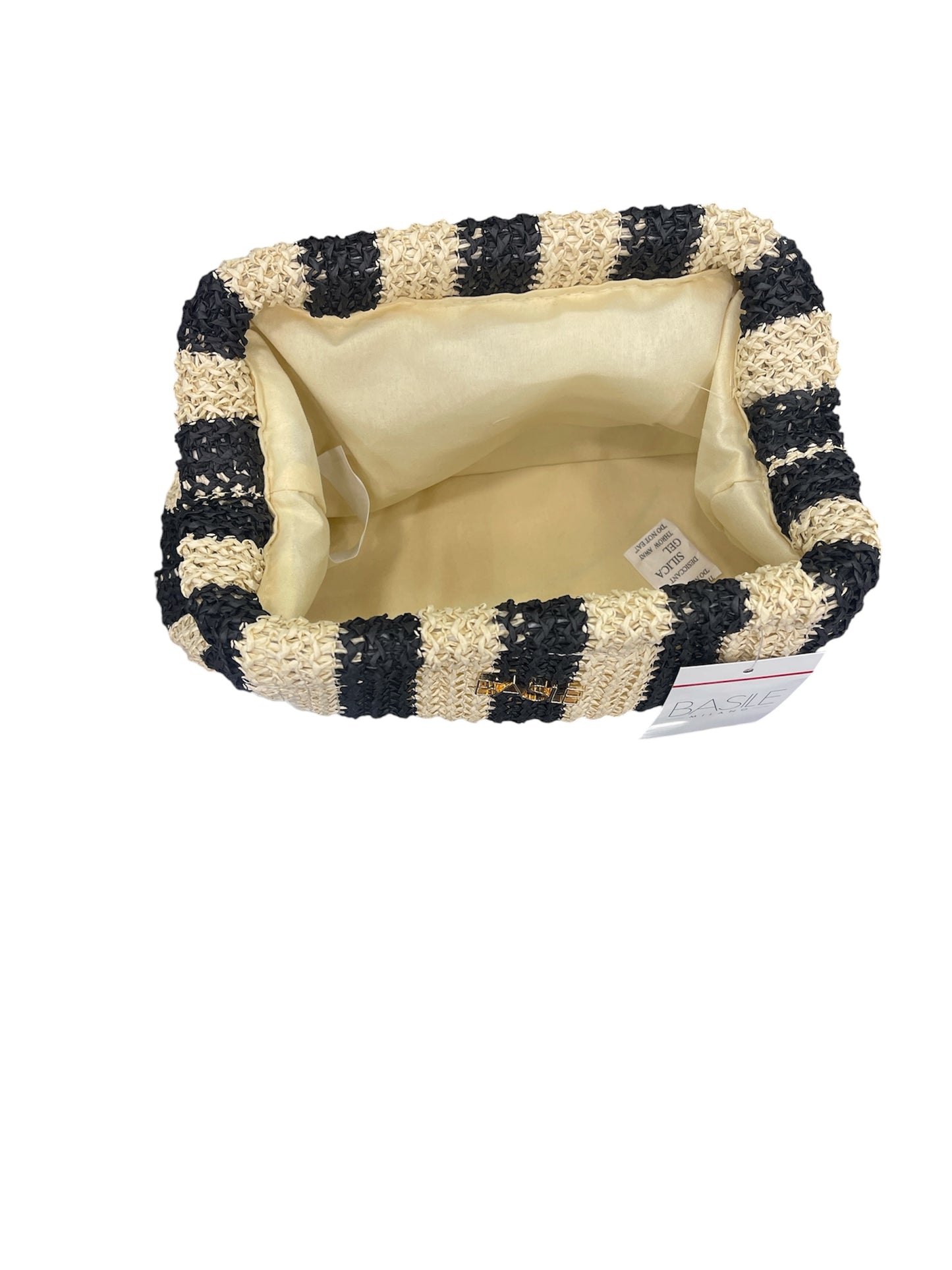 Pochette in paglia Basile