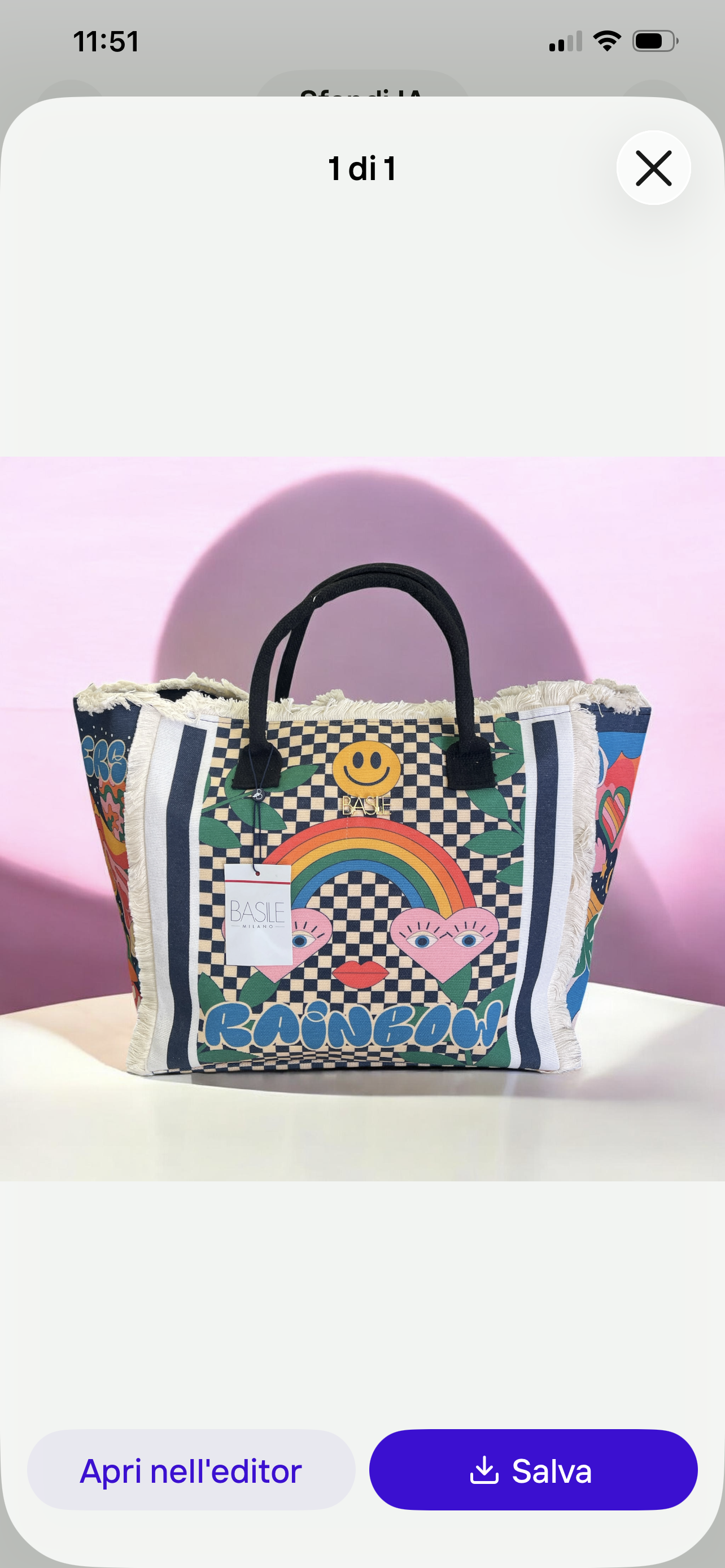 Borsa mare Basile