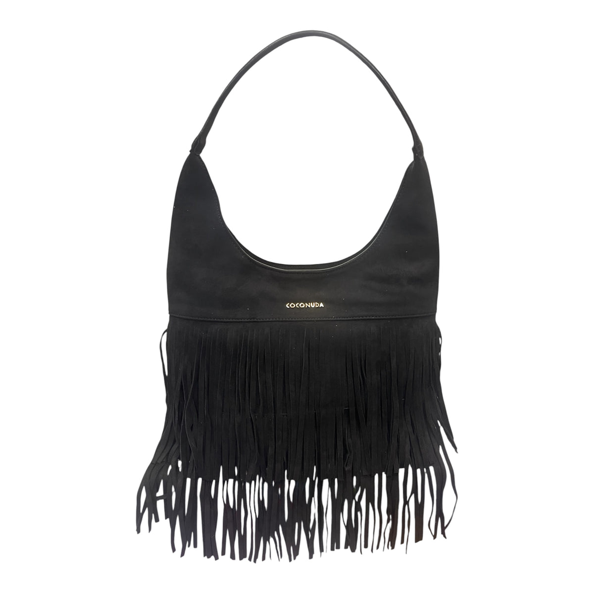 Borsa a sacca con frange